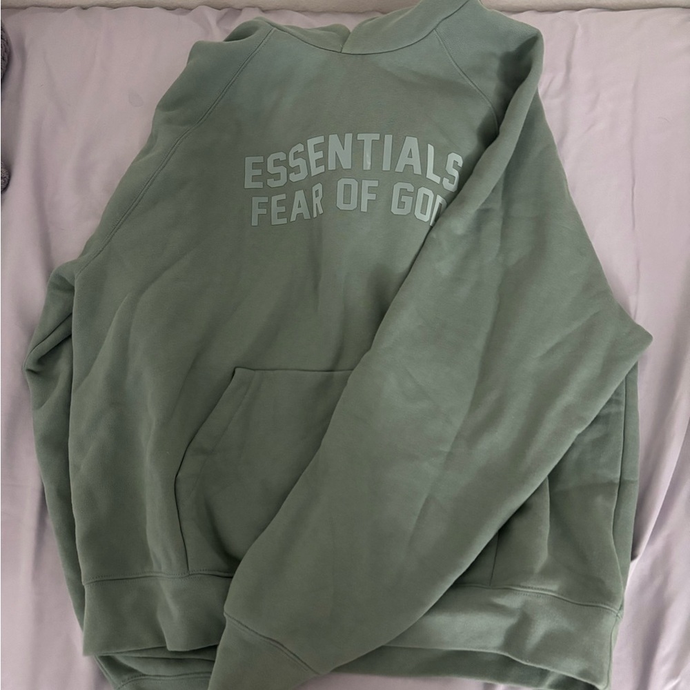 Essentials Sage Green Hoodie
